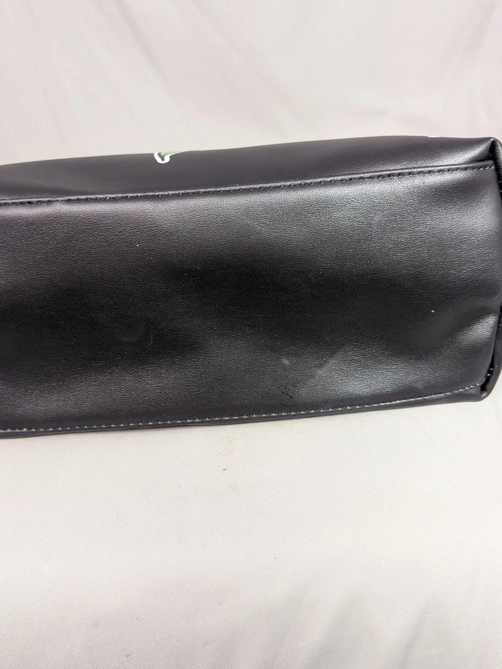 ED Hardy Cosmetic Bag Make Up Travel Black Heart Love Tattoo Style Large Vegan
